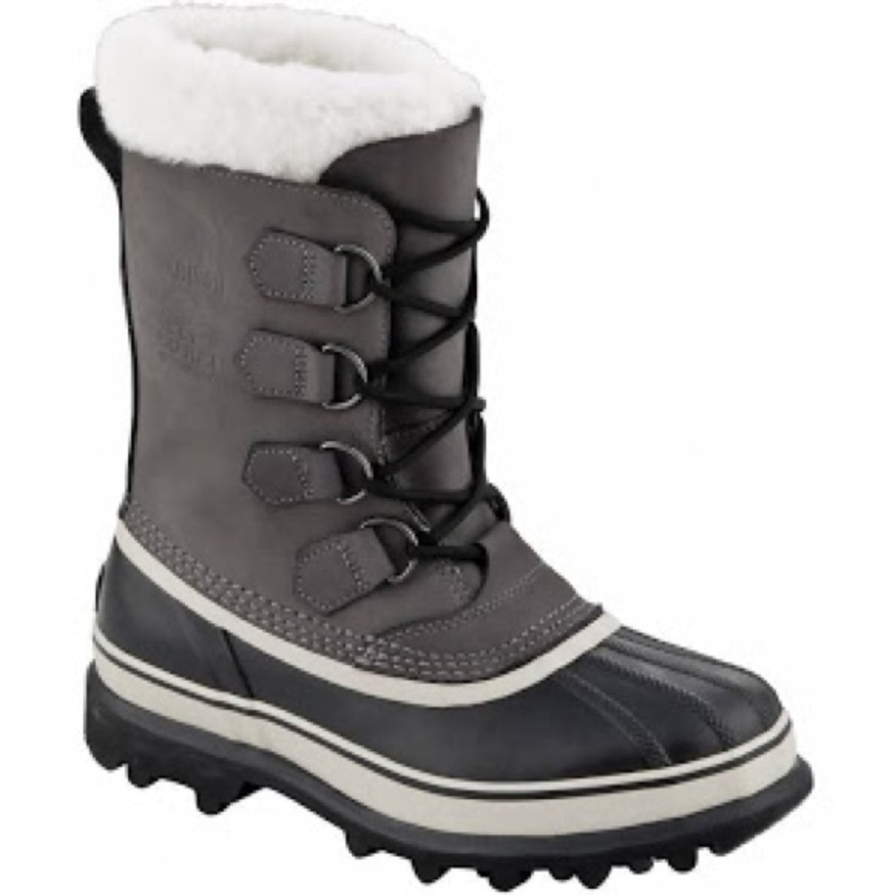 NWT Sorel Caribou Winter Boots Grey Sz 8